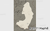 Shaded Relief 3D Map of IX-2 Rewa(Illiwa)/U.E, darken
