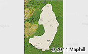 Shaded Relief 3D Map of IX-2 Rewa(Illiwa)/U.E, satellite outside