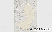 Shaded Relief 3D Map of IX-2 Rewa(Illiwa)/U.E, semi-desaturated