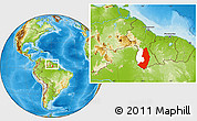 Physical Location Map of IX-2 Rewa(Illiwa)/U.E, highlighted parent region, within the entire country