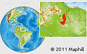 Physical Location Map of IX-2 Rewa(Illiwa)/U.E