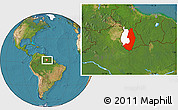 Satellite Location Map of IX-2 Rewa(Illiwa)/U.E, highlighted parent region