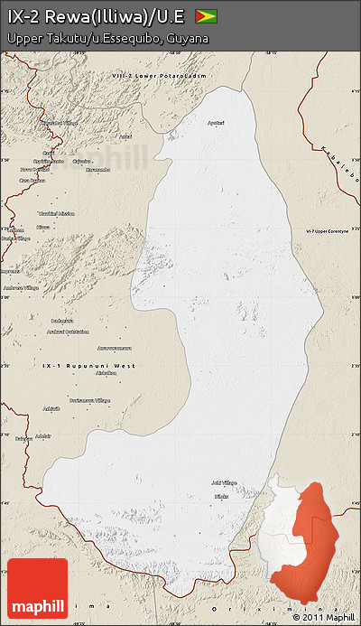 Classic Style Map of IX-2 Rewa(Illiwa)/U.E