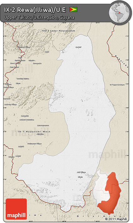 Classic Style Map of IX-2 Rewa(Illiwa)/U.E
