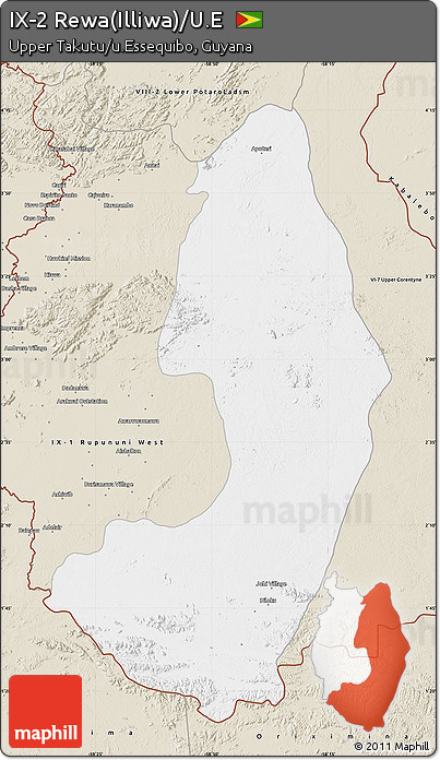 Classic Style Map of IX-2 Rewa(Illiwa)/U.E