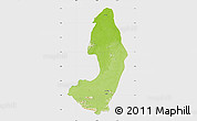 Physical Map of IX-2 Rewa(Illiwa)/U.E, single color outside