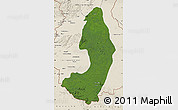Satellite Map of IX-2 Rewa(Illiwa)/U.E, shaded relief outside
