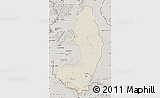 Shaded Relief Map of IX-2 Rewa(Illiwa)/U.E, semi-desaturated