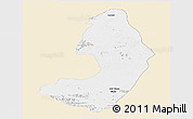 Classic Style Panoramic Map of IX-2 Rewa(Illiwa)/U.E, single color outside