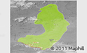 Physical Panoramic Map of IX-2 Rewa(Illiwa)/U.E, desaturated
