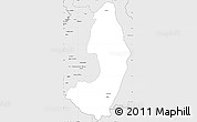 Silver Style Simple Map of IX-2 Rewa(Illiwa)/U.E