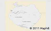 Classic Style Panoramic Map of Upper Takutu/u.Essequibo, single color outside