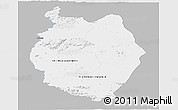 Gray Panoramic Map of Upper Takutu/u.Essequibo, single color outside