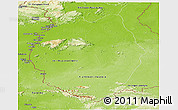 Physical Panoramic Map of Upper Takutu/u.Essequibo