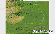 Satellite Panoramic Map of Upper Takutu/u.Essequibo