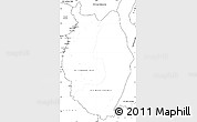 Blank Simple Map of Upper Takutu/u.Essequibo