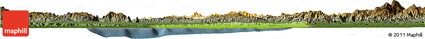 Physical Horizon Map of Nord-Est, darken