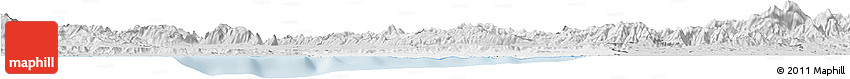 Silver Style Horizon Map of Nord-Est