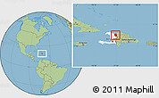 Savanna Style Location Map of Nord-Est, highlighted country
