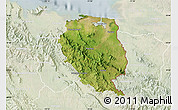 Satellite Map of Nord-Est, lighten