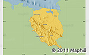 Savanna Style Map of Nord-Est, single color outside