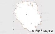 Classic Style Simple Map of Nord-Est, cropped outside