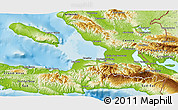 Physical 3D Map of Ouest