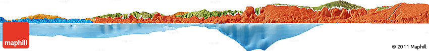 Satellite Horizon Map of Ouest, political outside