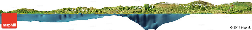 Satellite Horizon Map of Ouest