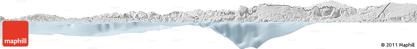 Silver Style Horizon Map of Ouest