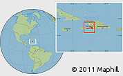 Savanna Style Location Map of Ouest