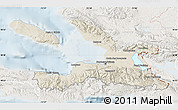 Shaded Relief Map of Ouest, lighten