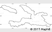 Blank Simple Map of Ouest, cropped outside, no labels