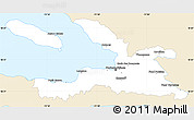 Classic Style Simple Map of Ouest, single color outside