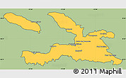 Savanna Style Simple Map of Ouest, cropped outside