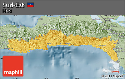 Savanna Style Map of Sud-Est