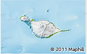 Satellite 3D Map of Heard Island and McDonald Islands, physical outside