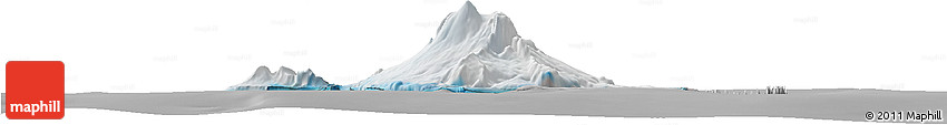 Satellite Horizon Map of Heard Island and McDonald Islands, lighten, desaturated