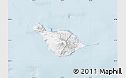 Classic Style Map of Heard Island and McDonald Islands, single color outside