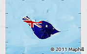 Flag Map of Heard Island and McDonald Islands, political outside