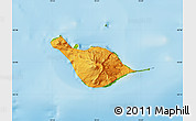 Political Map of Heard Island and McDonald Islands, physical outside