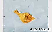 Political Map of Heard Island and McDonald Islands, semi-desaturated