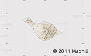 Shaded Relief Map of Heard Island and McDonald Islands, cropped outside
