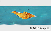 Political Panoramic Map of Heard Island and McDonald Islands, single color outside, satellite sea