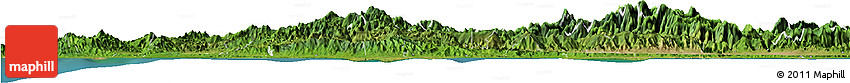 Satellite Horizon Map of Atlantida