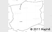 Blank Simple Map of La Ceiba