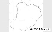 Blank Simple Map of El Triunfo, cropped outside, no labels