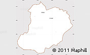 Classic Style Simple Map of El Triunfo, cropped outside