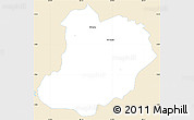 Classic Style Simple Map of El Triunfo, single color outside