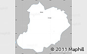 Gray Simple Map of El Triunfo, single color outside